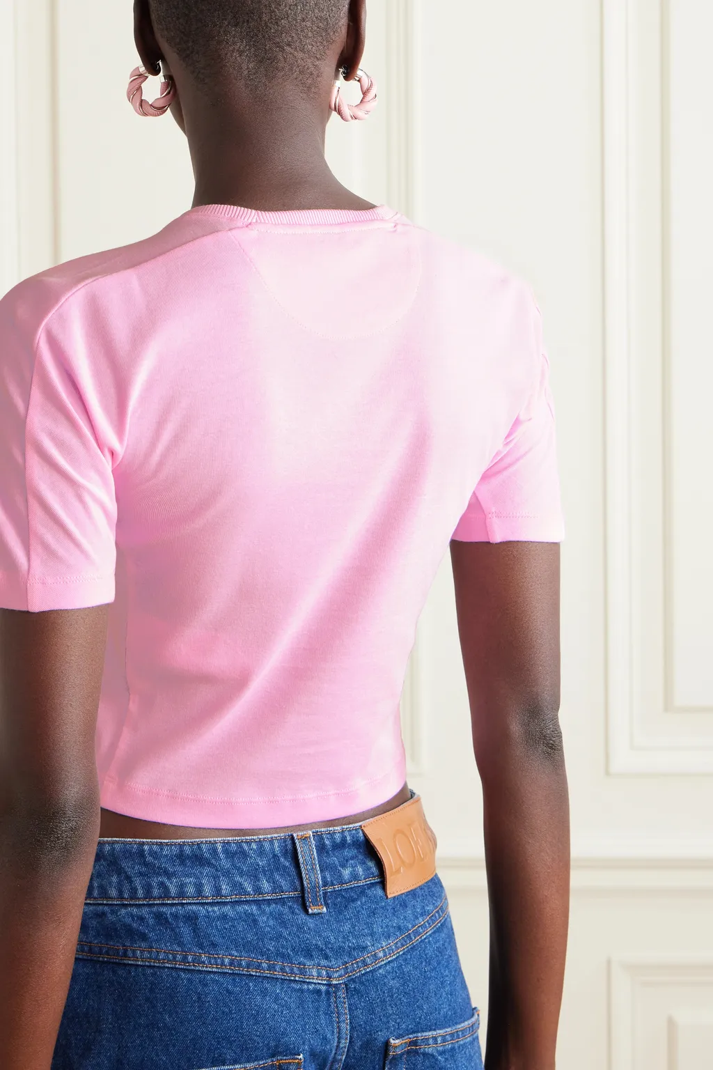 Cropped Cotton Top