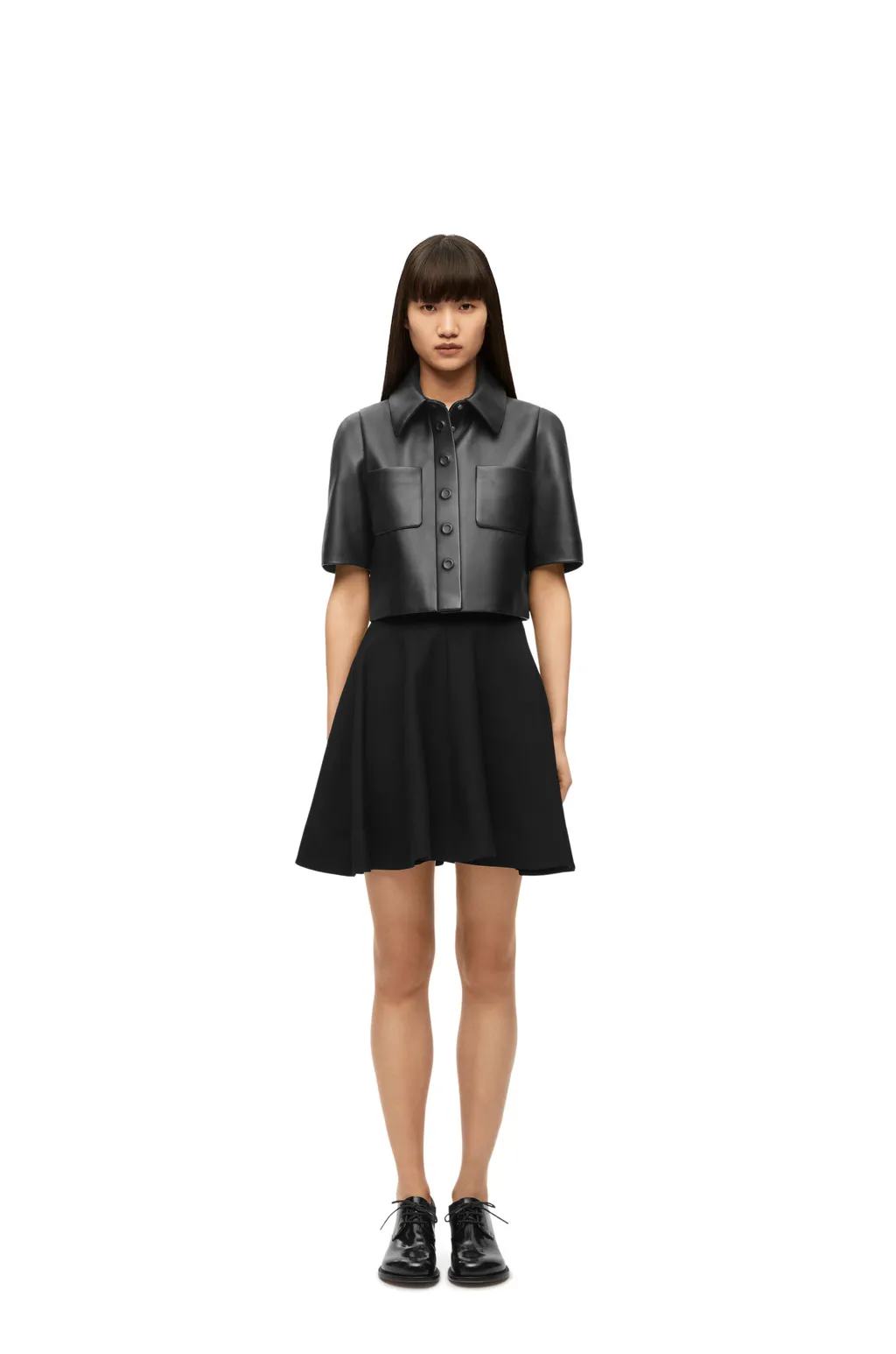 Skirt In Silk And Wool