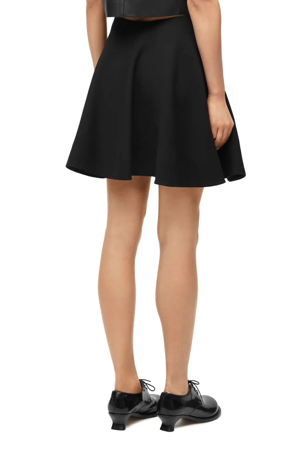 Skirt In Silk And Wool