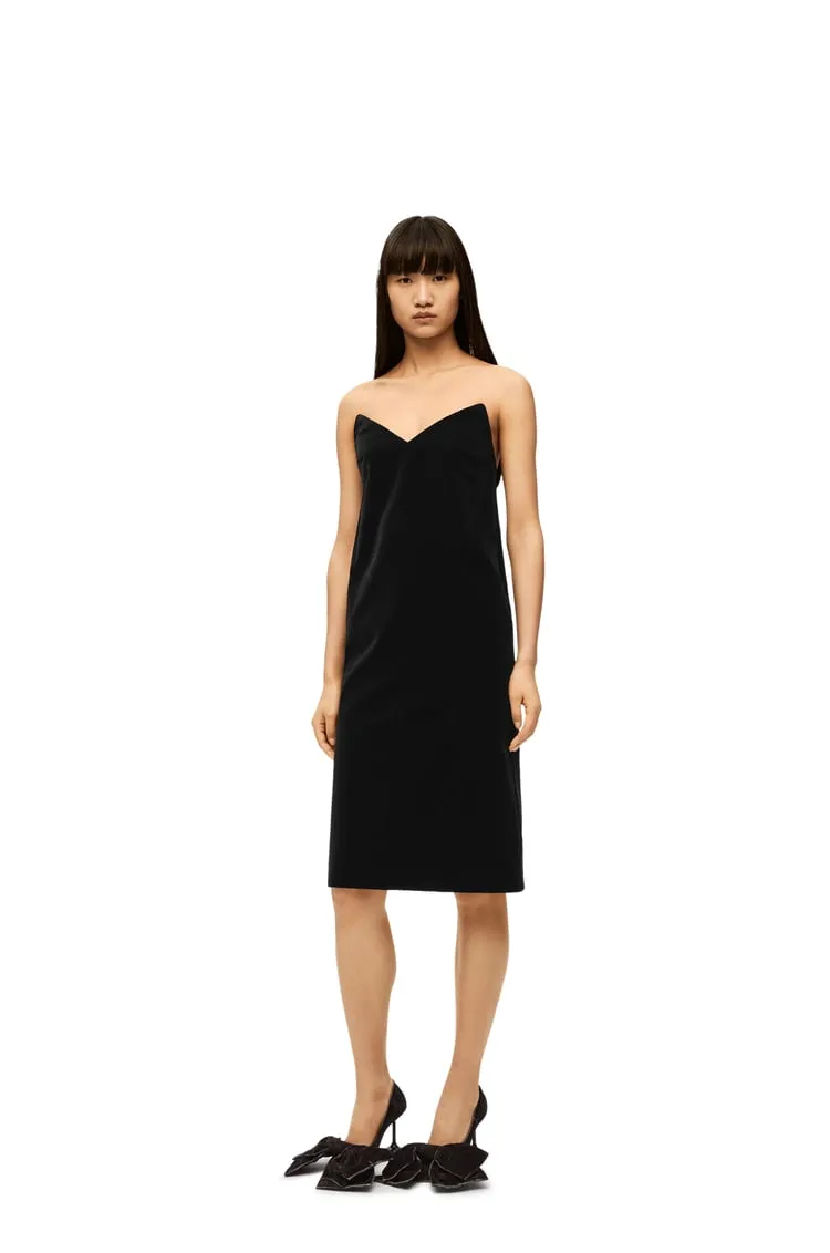 Bustier Velvet Dress