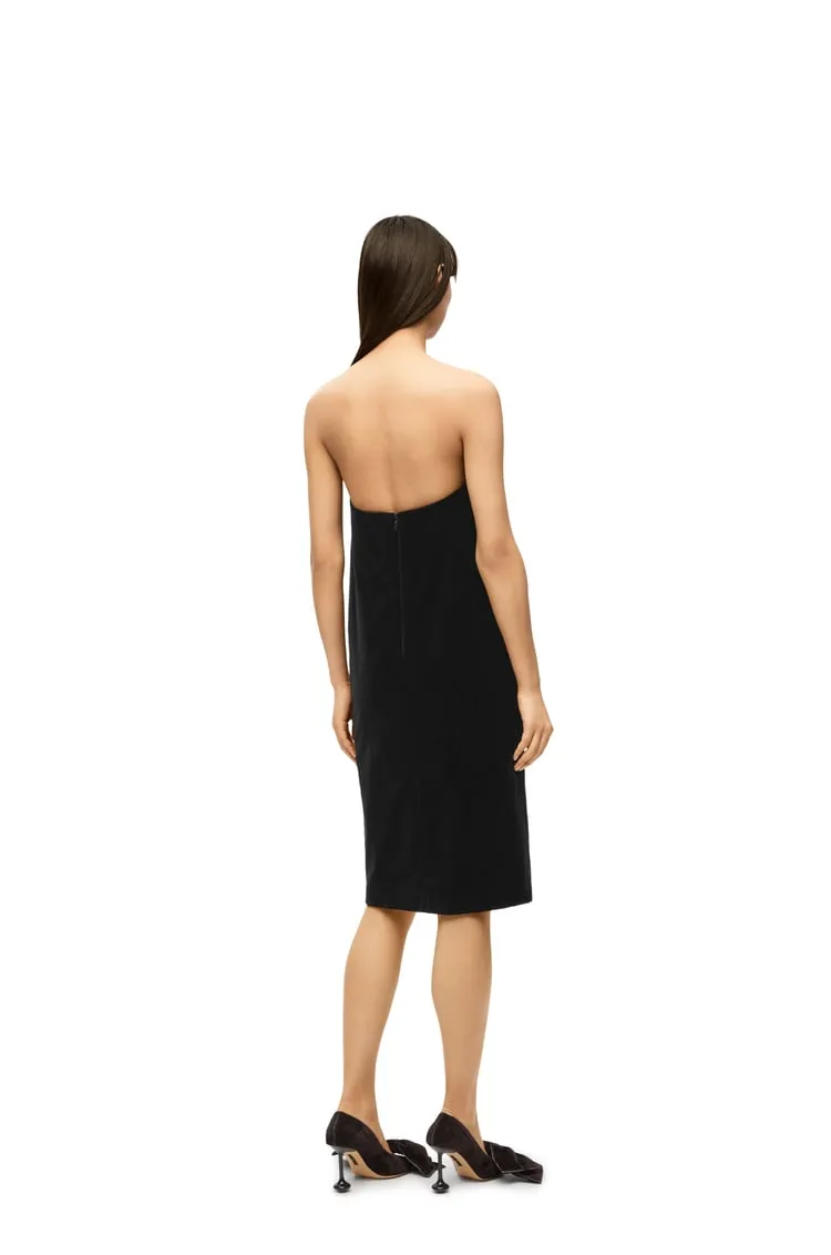 Bustier Velvet Dress
