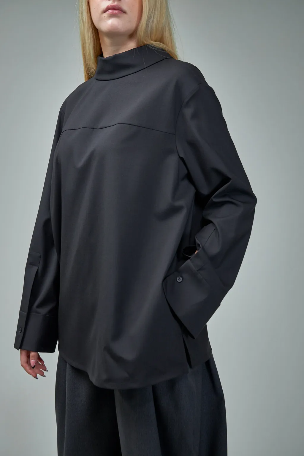 Back To Front Shirt In Wool