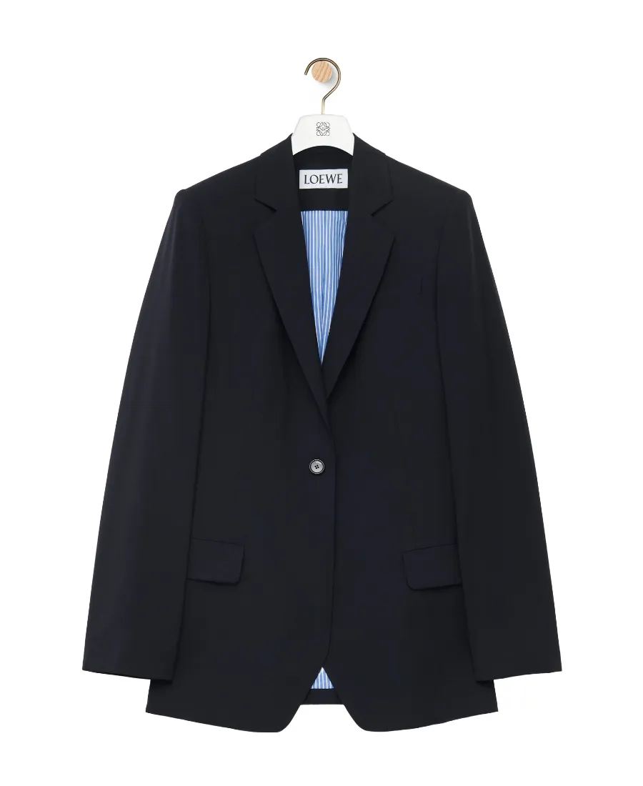 Single-Breasted Tailored Blazer