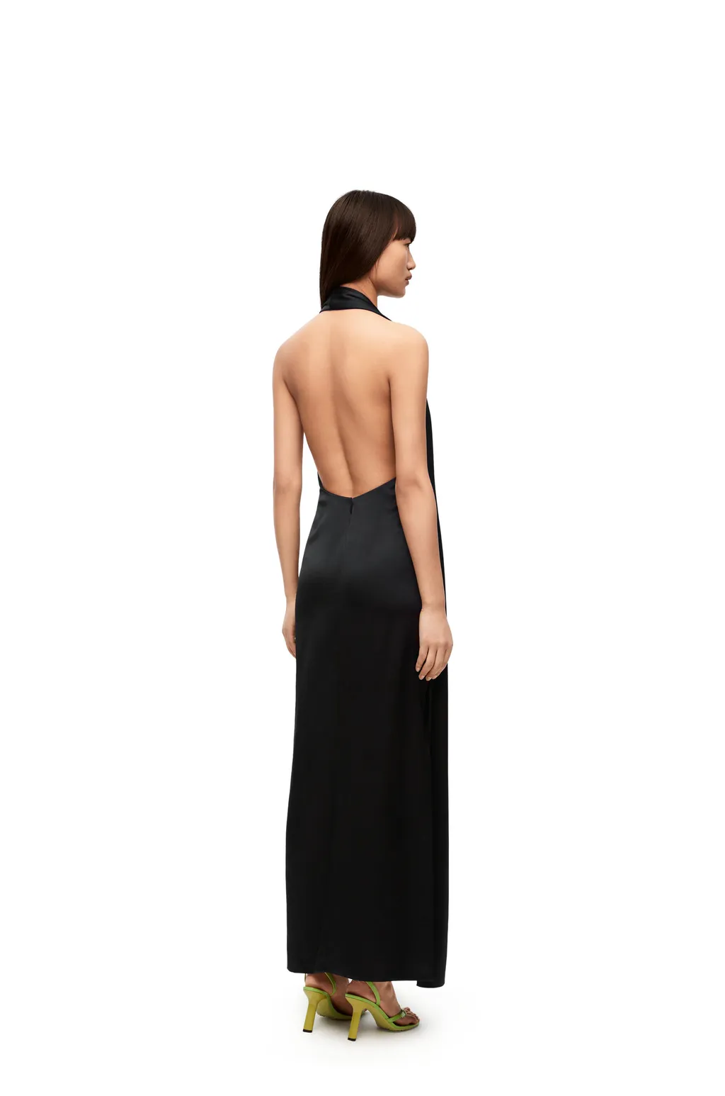 Satin Scarf Dress