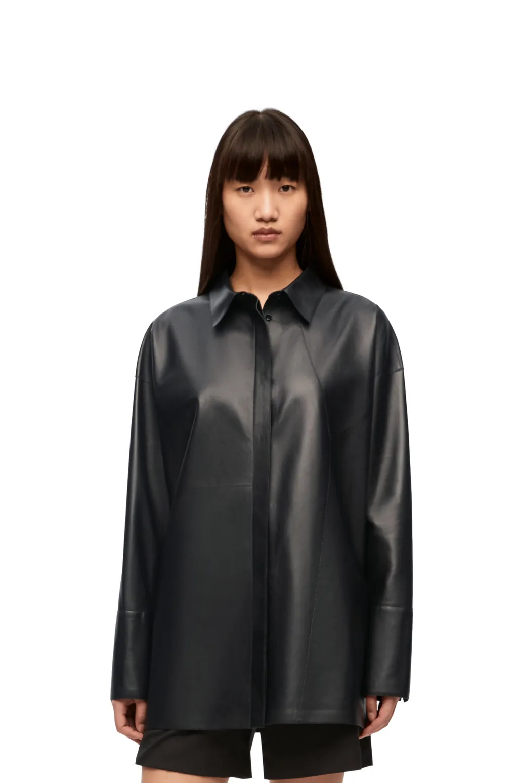 Puzzle Leather Shirt