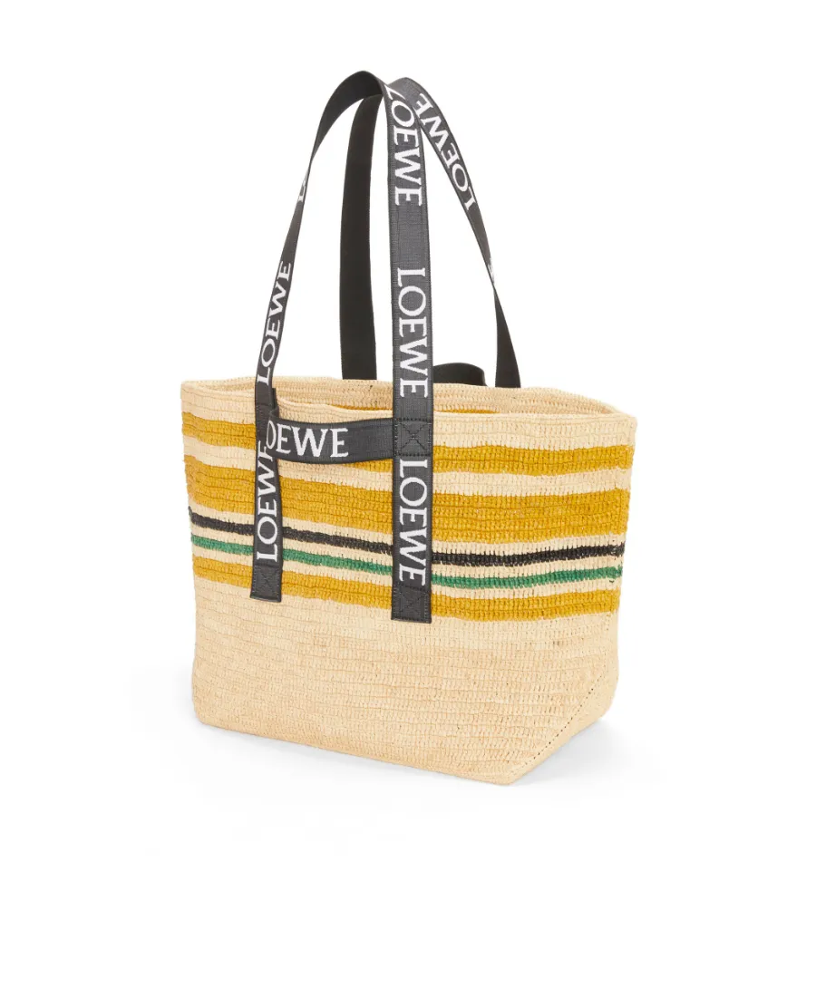 Fold Shopper In Raffia