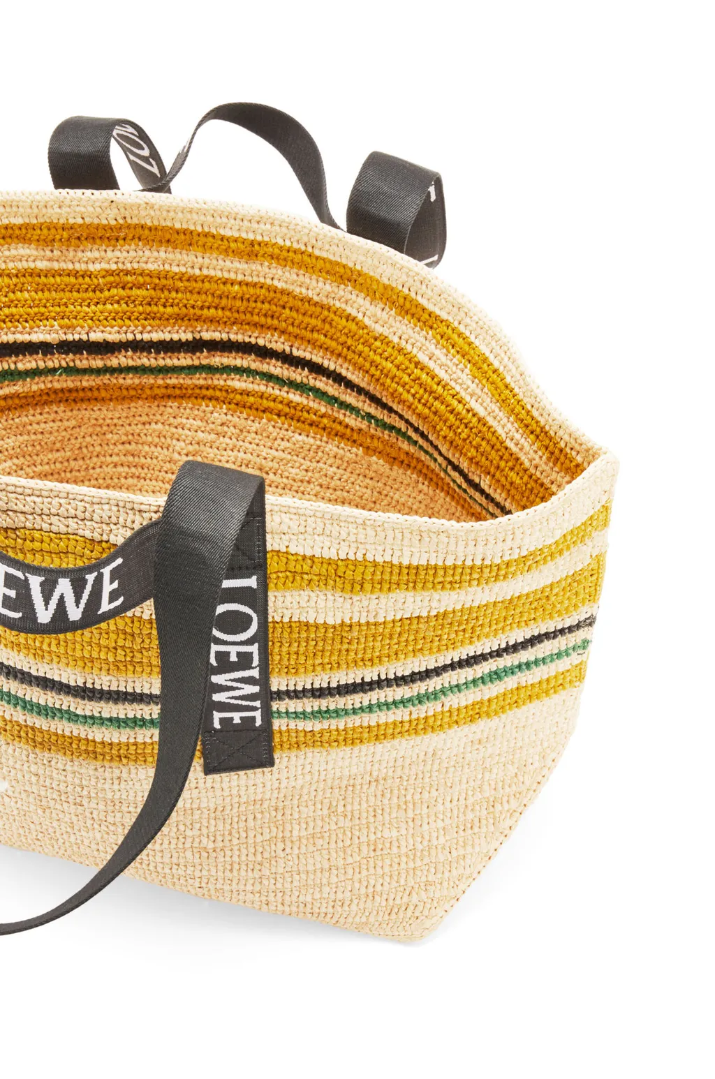Fold Shopper In Raffia