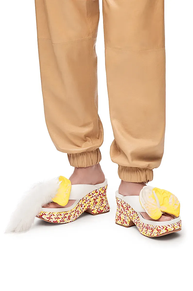 Petal Flatform Sandal