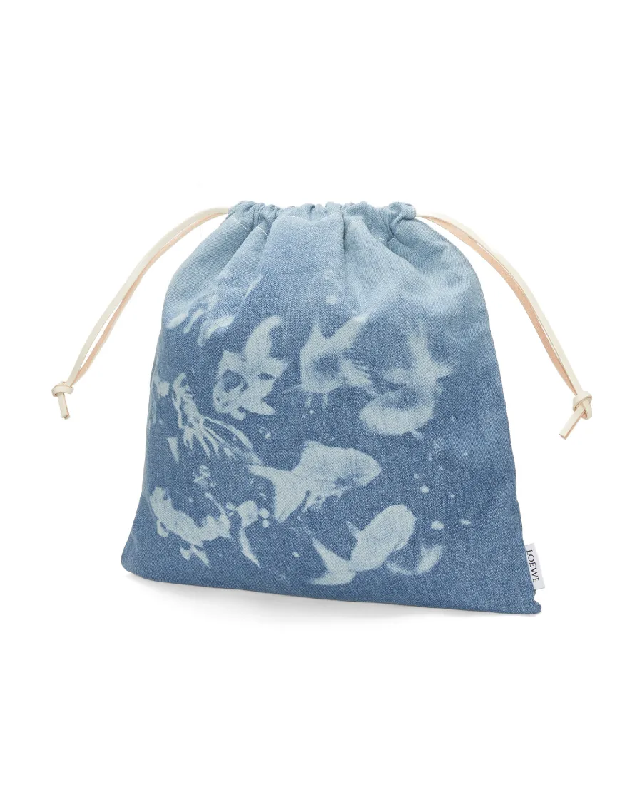 Fish Drawstring Pouch