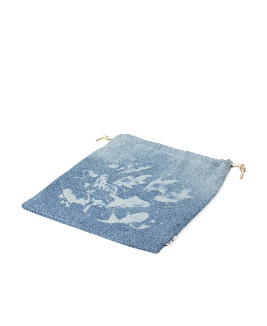 Fish Drawstring Pouch