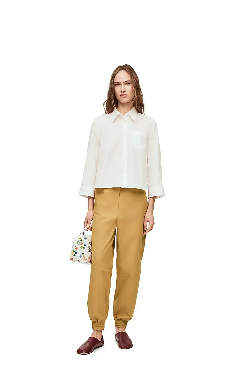 Elasticated-Waist Trousers