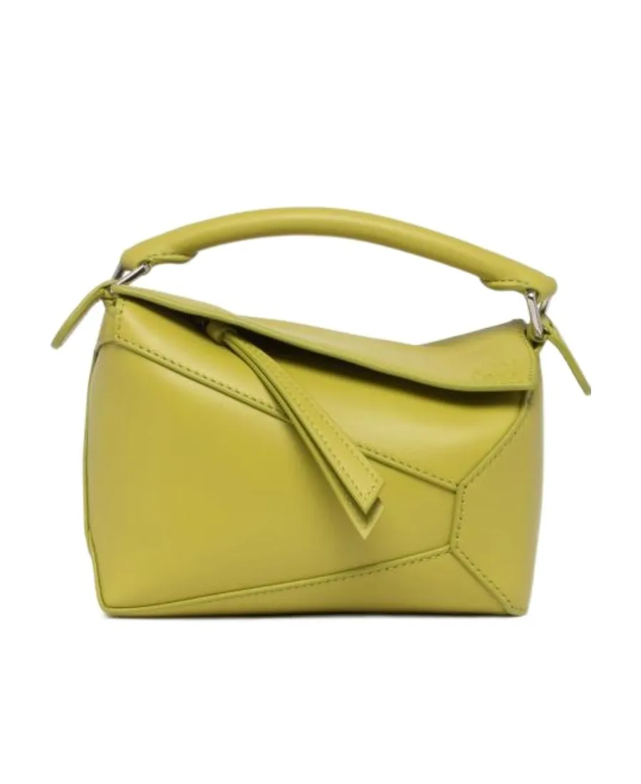 Mini Puzzle Edge Bag In Satin Calfskin