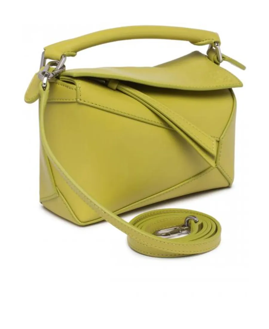 Mini Puzzle Edge Bag In Satin Calfskin