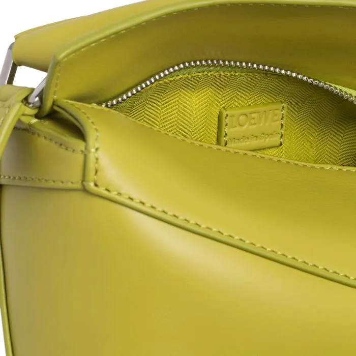 Mini Puzzle Edge Bag In Satin Calfskin