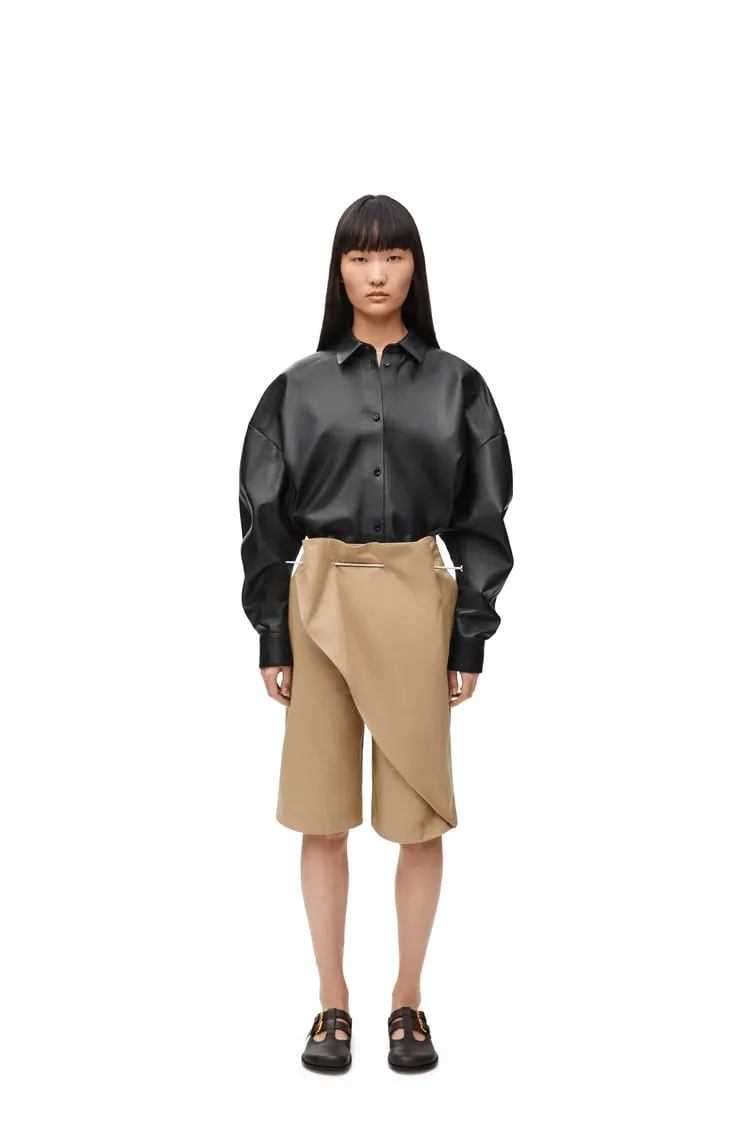Shirt In Nappa Lambskin