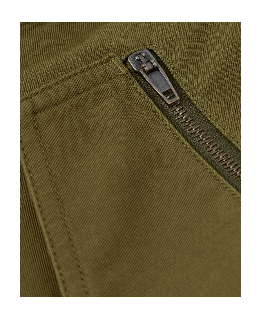 Zip-Detailed Cargo Trousers