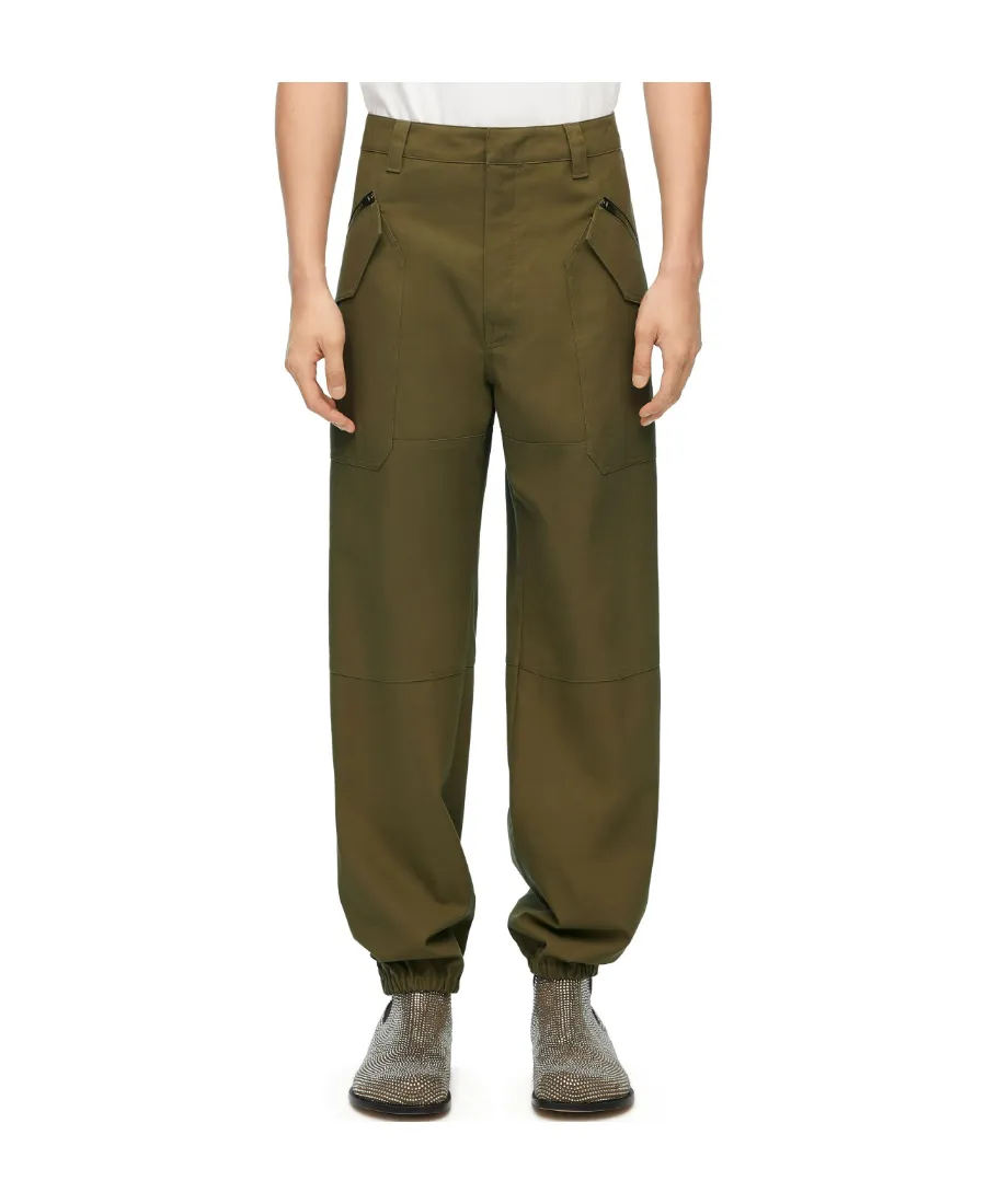 Zip-Detailed Cargo Trousers