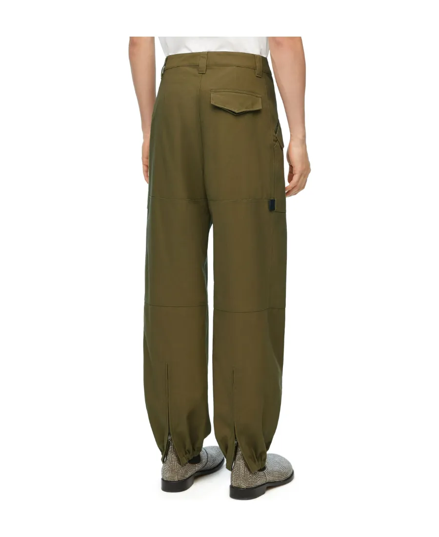 Zip-Detailed Cargo Trousers
