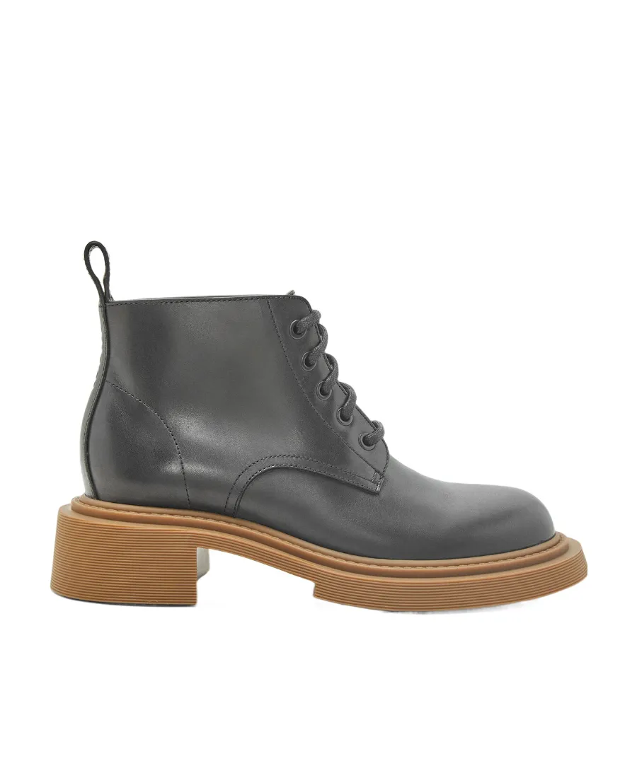 Combat Boot In Calfskin