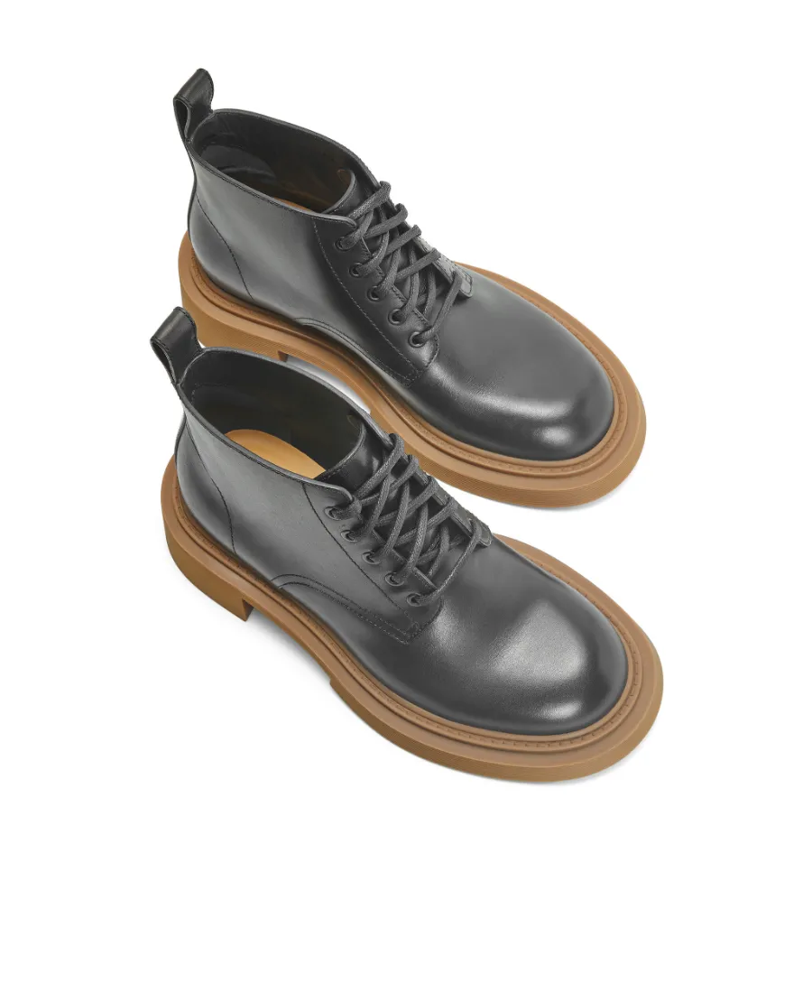 Combat Boot In Calfskin
