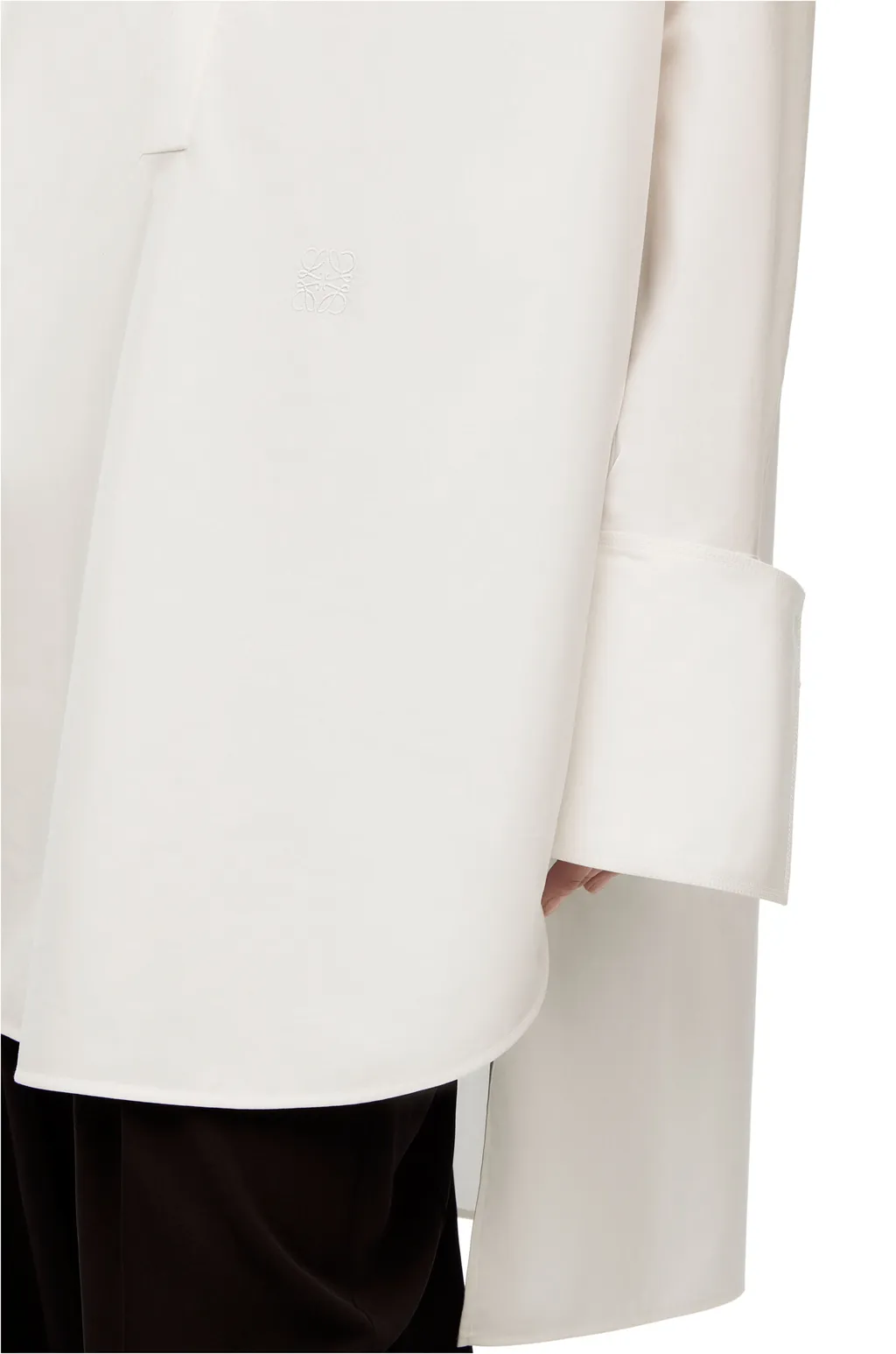 Deconstructed Long-Sleeved Shirt Dress