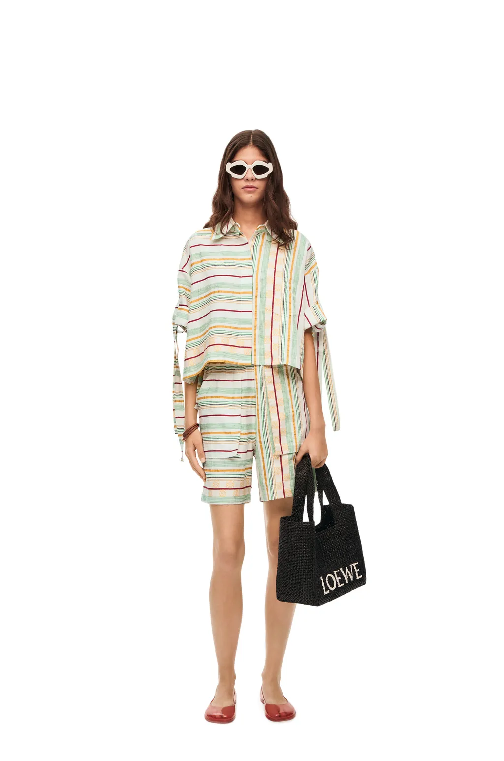 Stripe Workwear Shorts