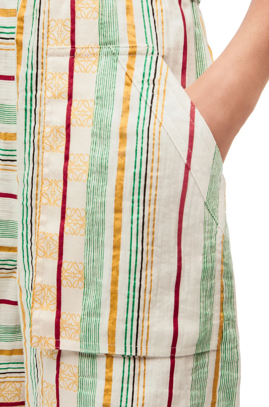 Stripe Workwear Shorts