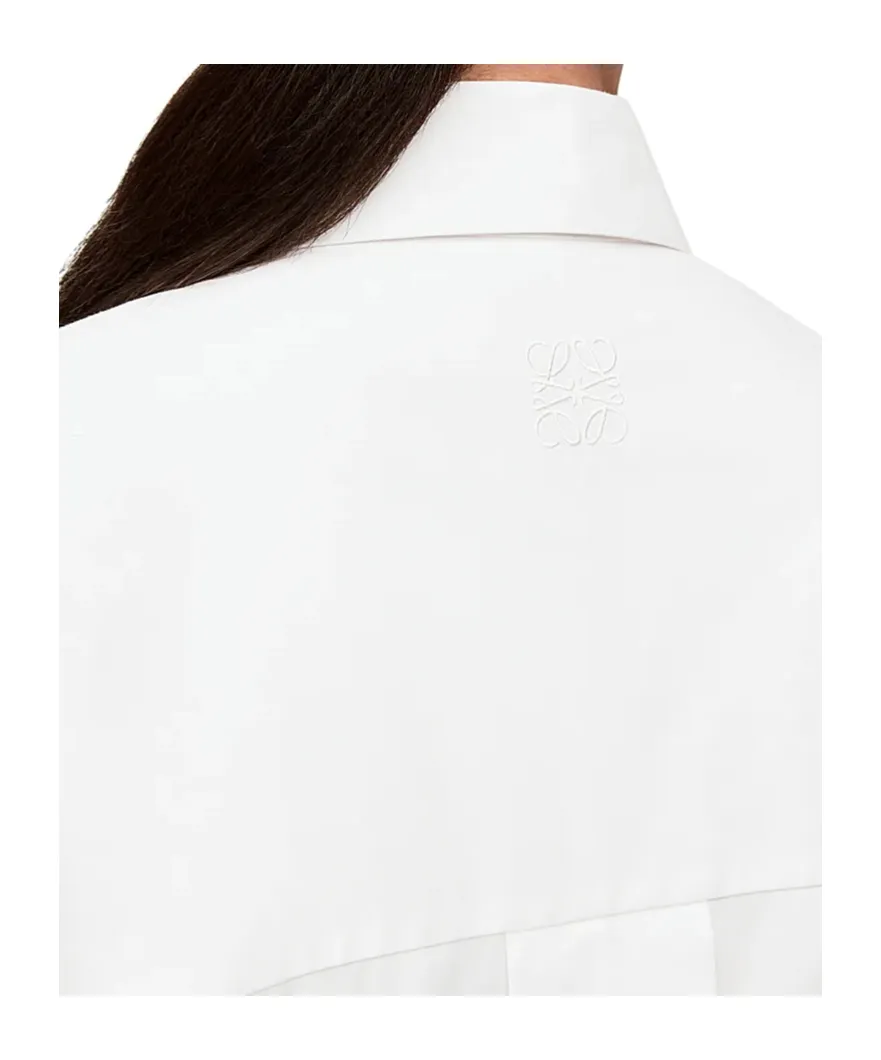 Trapeze Long-Sleeved Shirt Dress