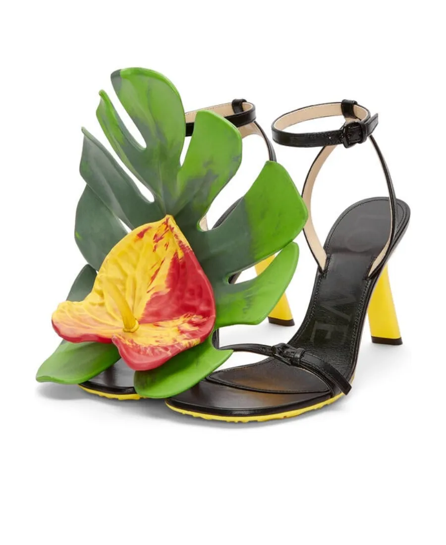 Petal Sandal In Lambskin