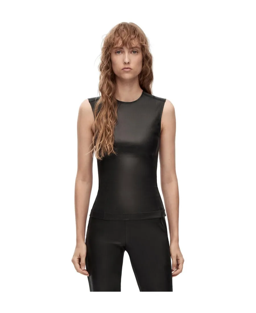 Stretched Zipped Tank Top