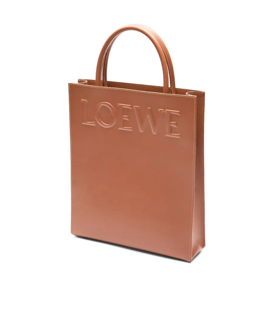 Logo Embossed Tote Bag