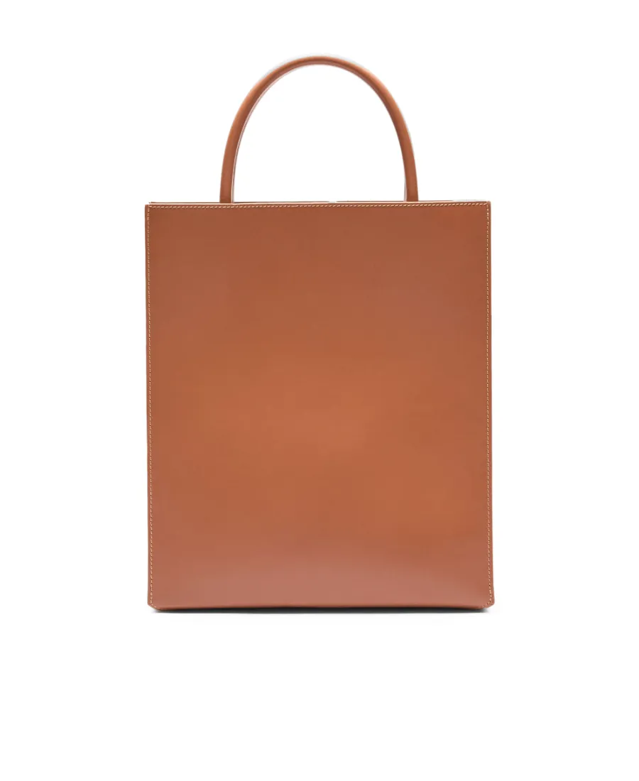 Logo Embossed Tote Bag