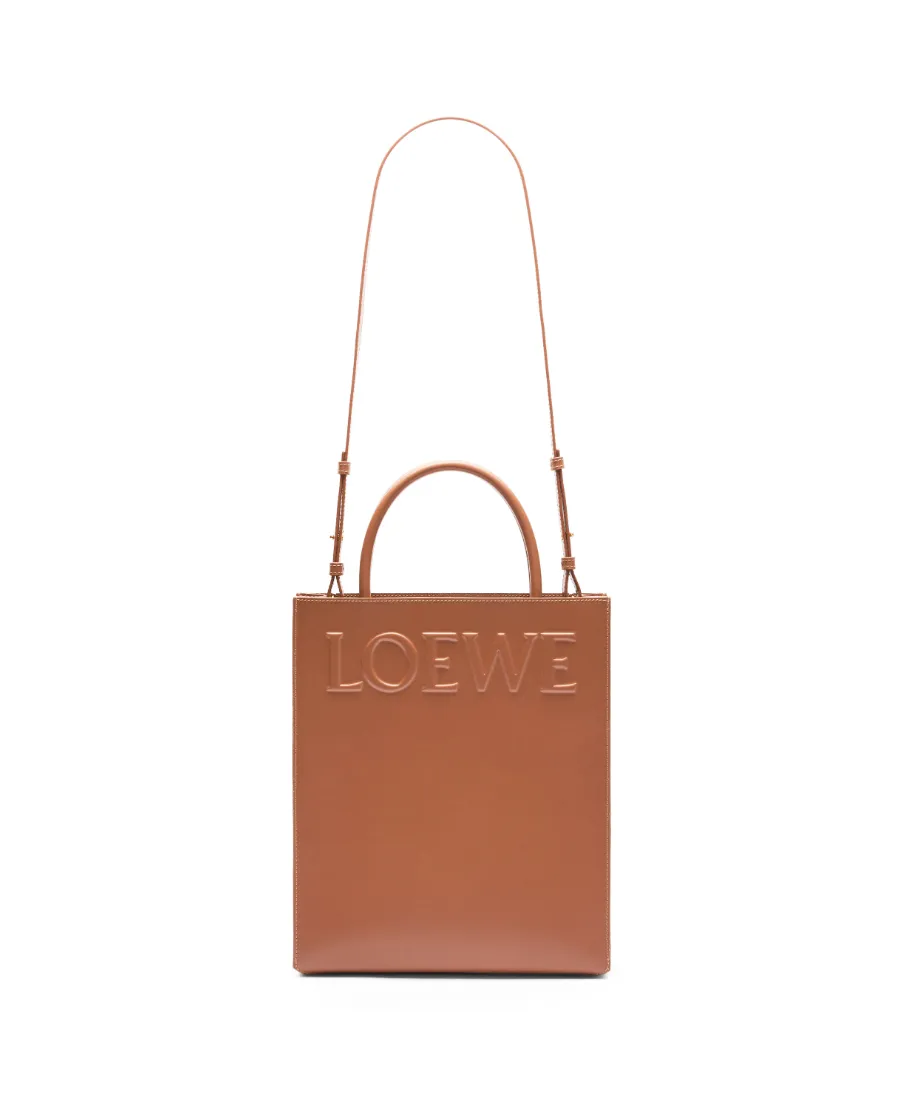 Logo Embossed Tote Bag