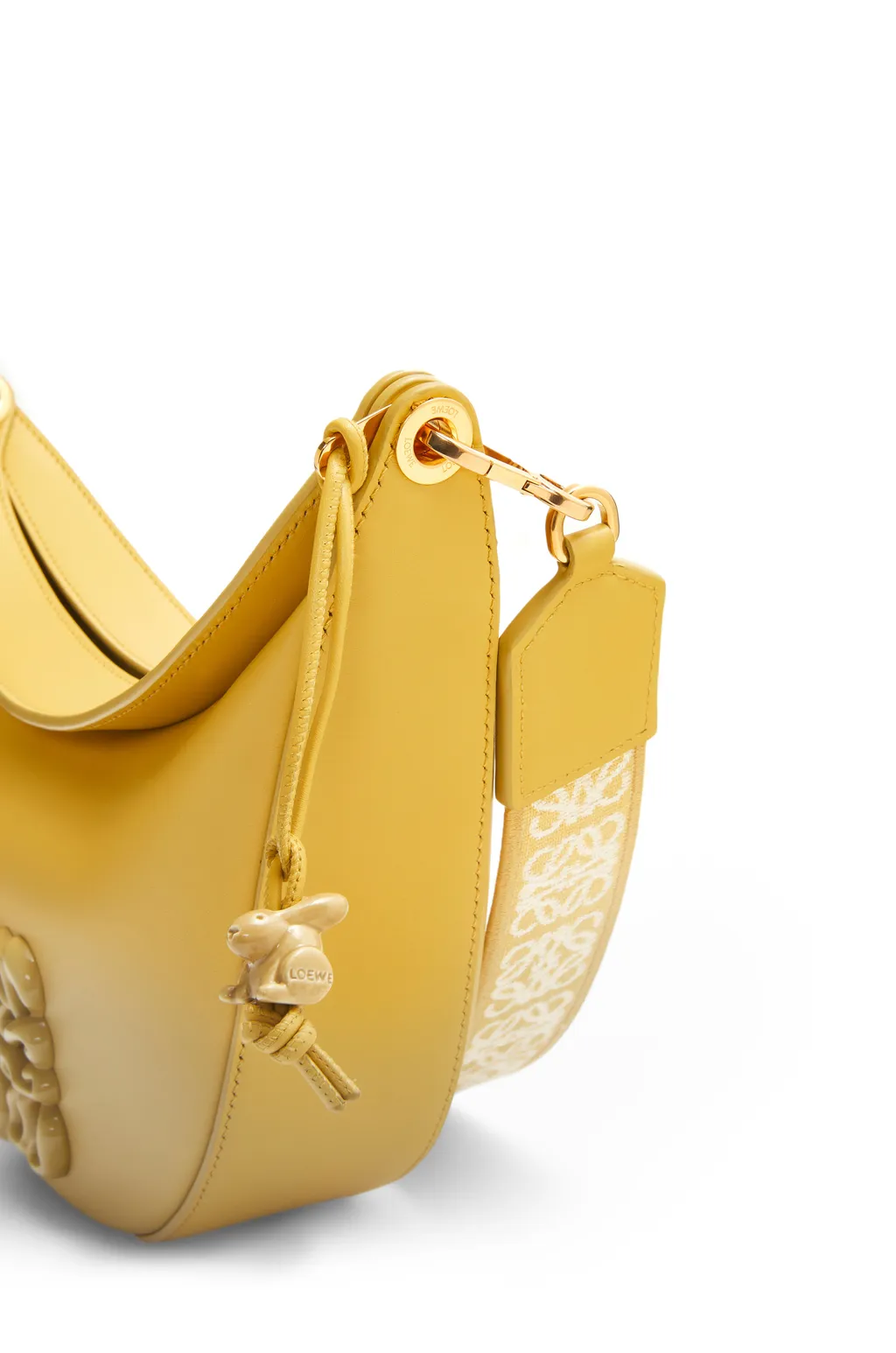 Small Loewe Luna In Satin Calfskin