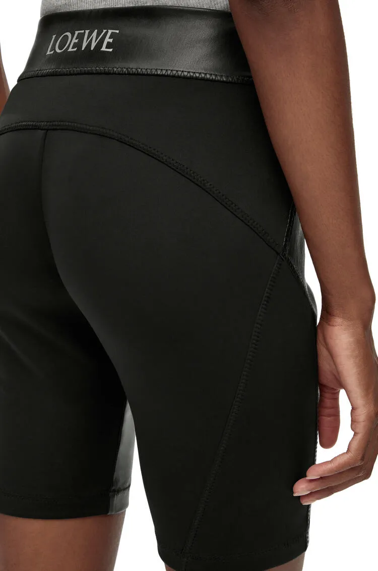 Stretch Cycling Shorts In Nappa
