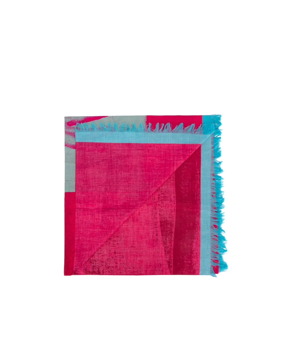 Pattern Tassel Scarf