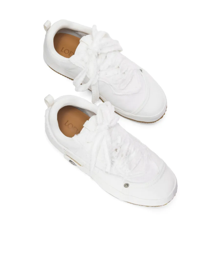 Deconstructed Sneaker In Denim