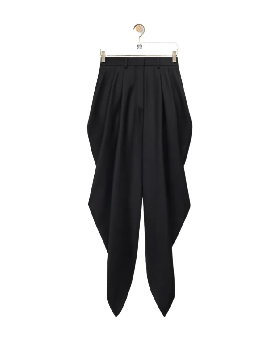 Draped Pleated Trousers