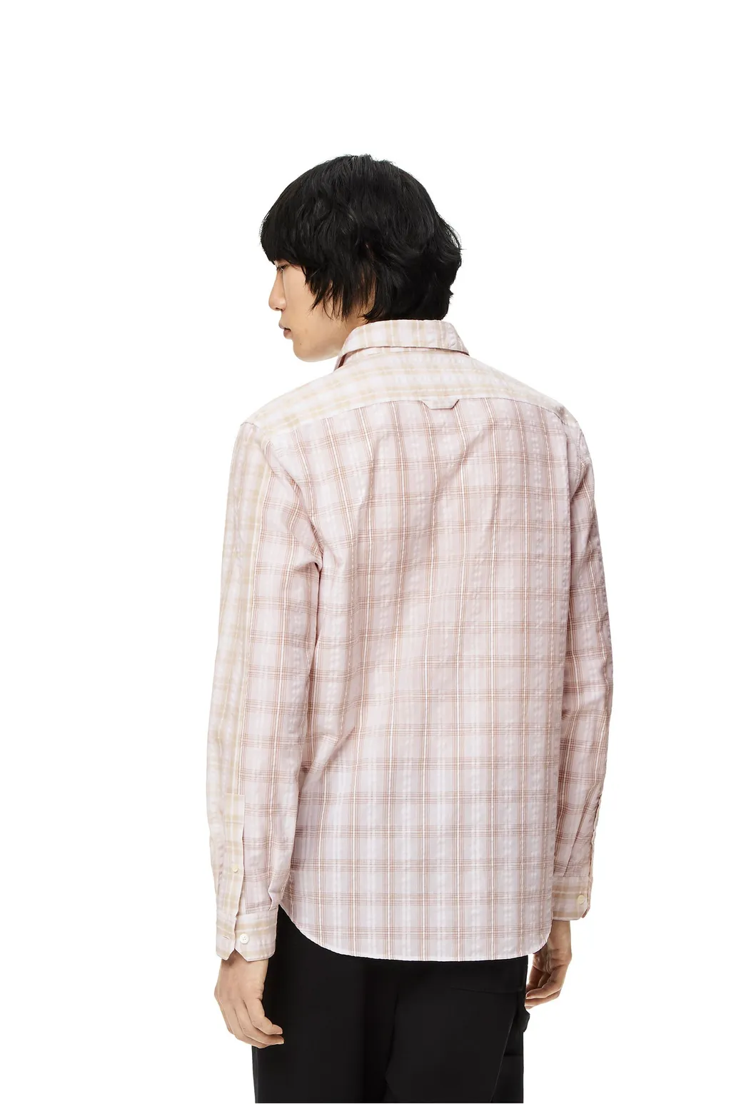 Patchwork Check Shirt