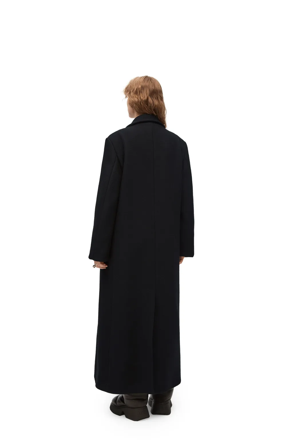 Single-Breasted Long Coat
