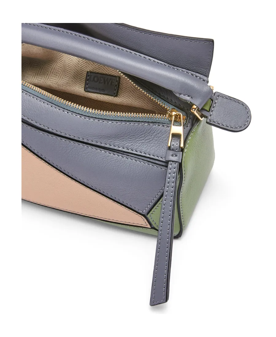 Mini Puzzle Bag In Classic Calfskin