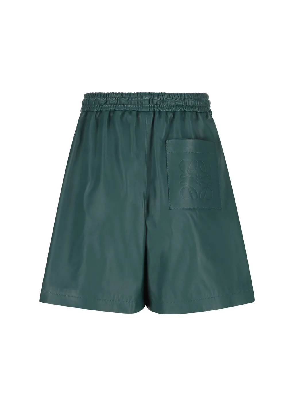 Elasticated-Waist Drawstring Shorts