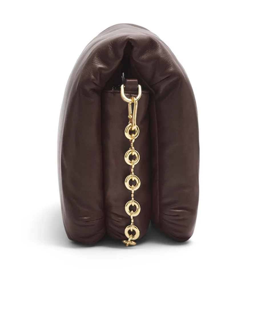 Goya Puffer Chained Shoulder Bag