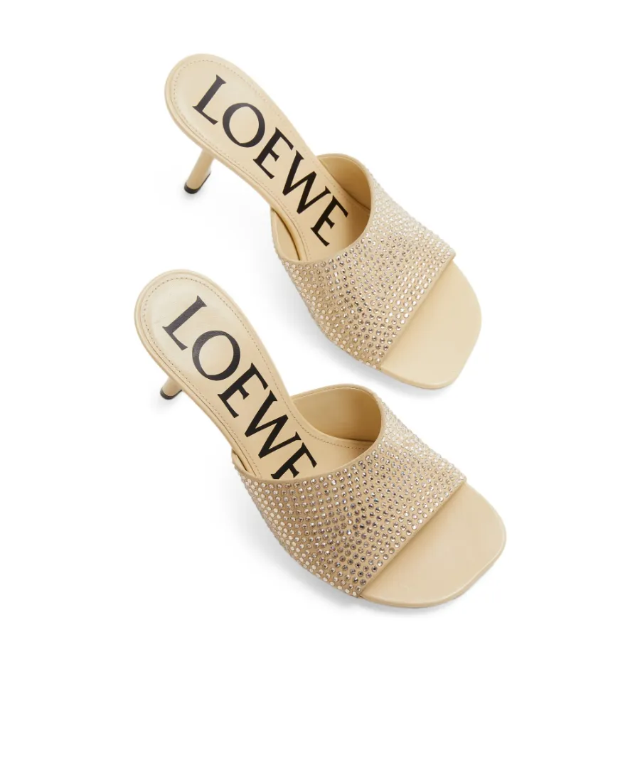 Embellished Slip-On Mules