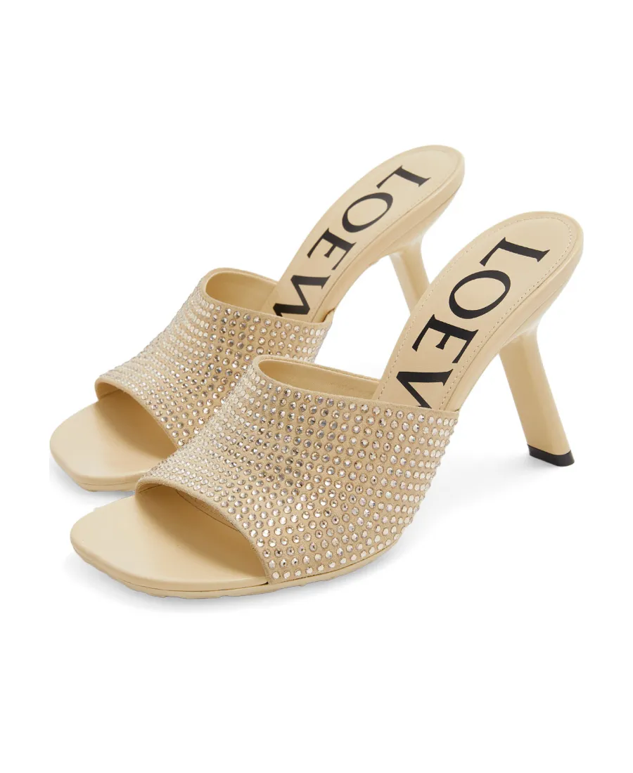 Embellished Slip-On Mules
