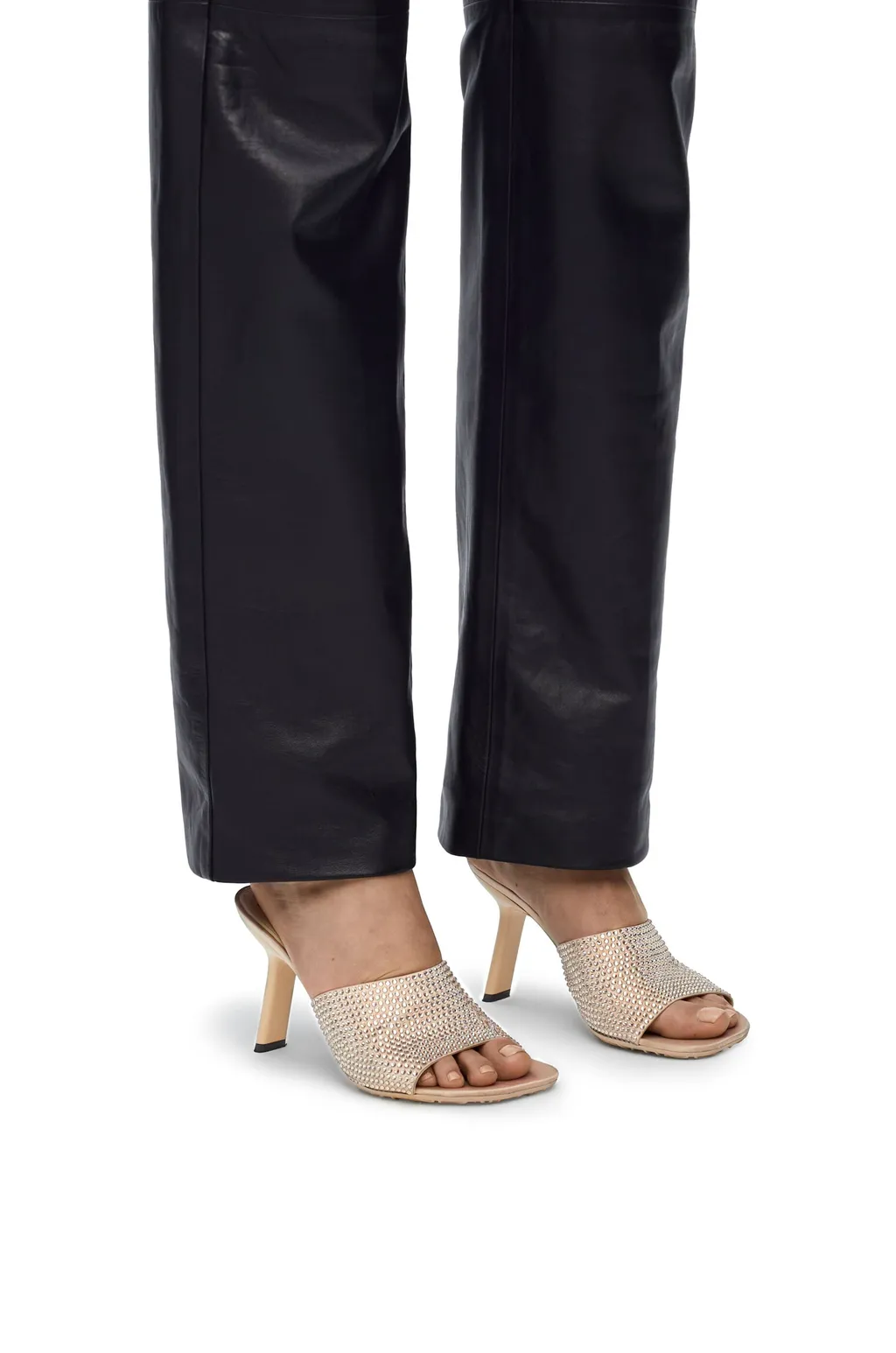 Embellished Slip-On Mules