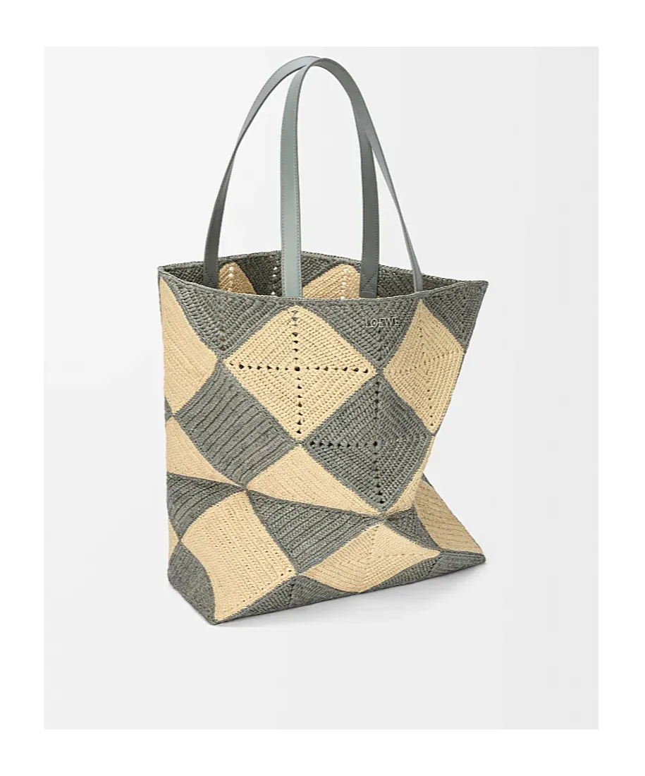 Xl Puzzle Fold Tote Bag