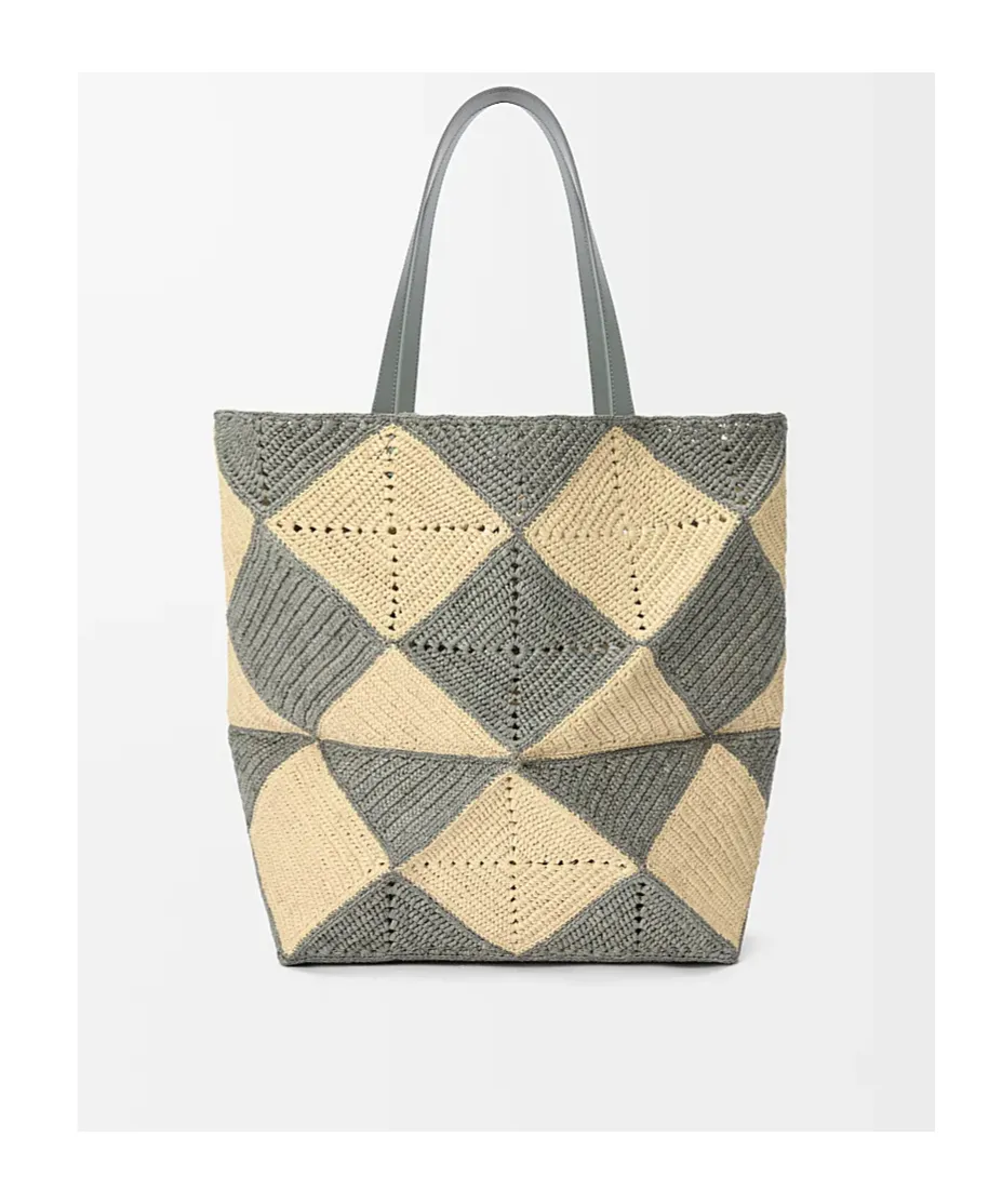Xl Puzzle Fold Tote Bag
