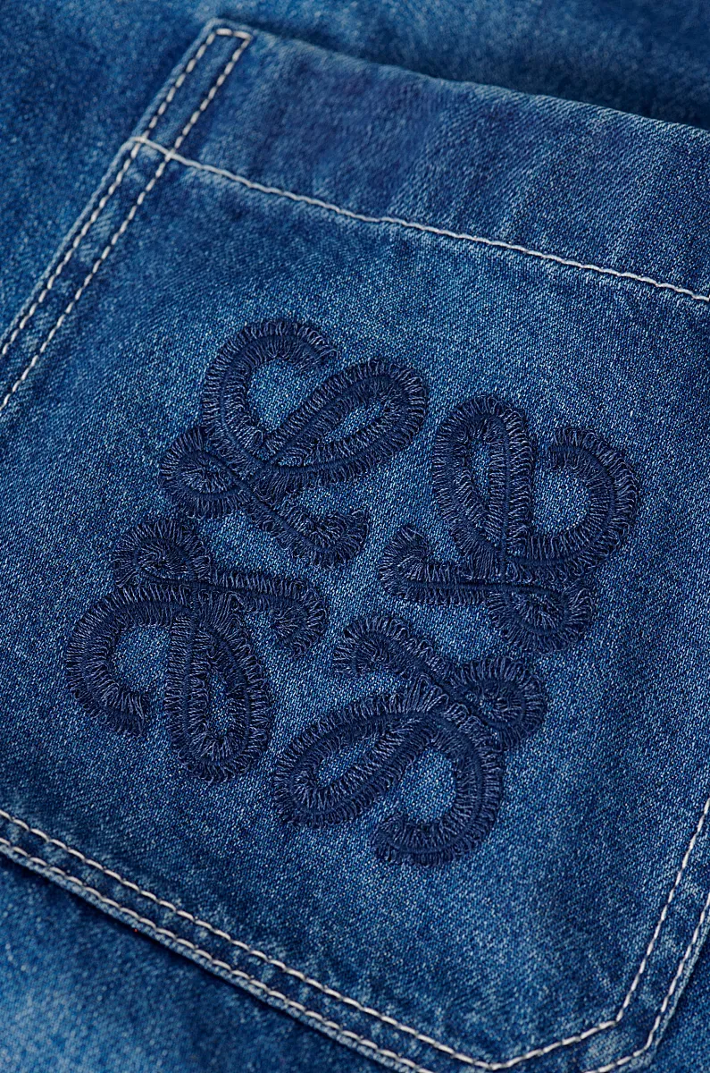 Short Sleeved Denim Shirt
