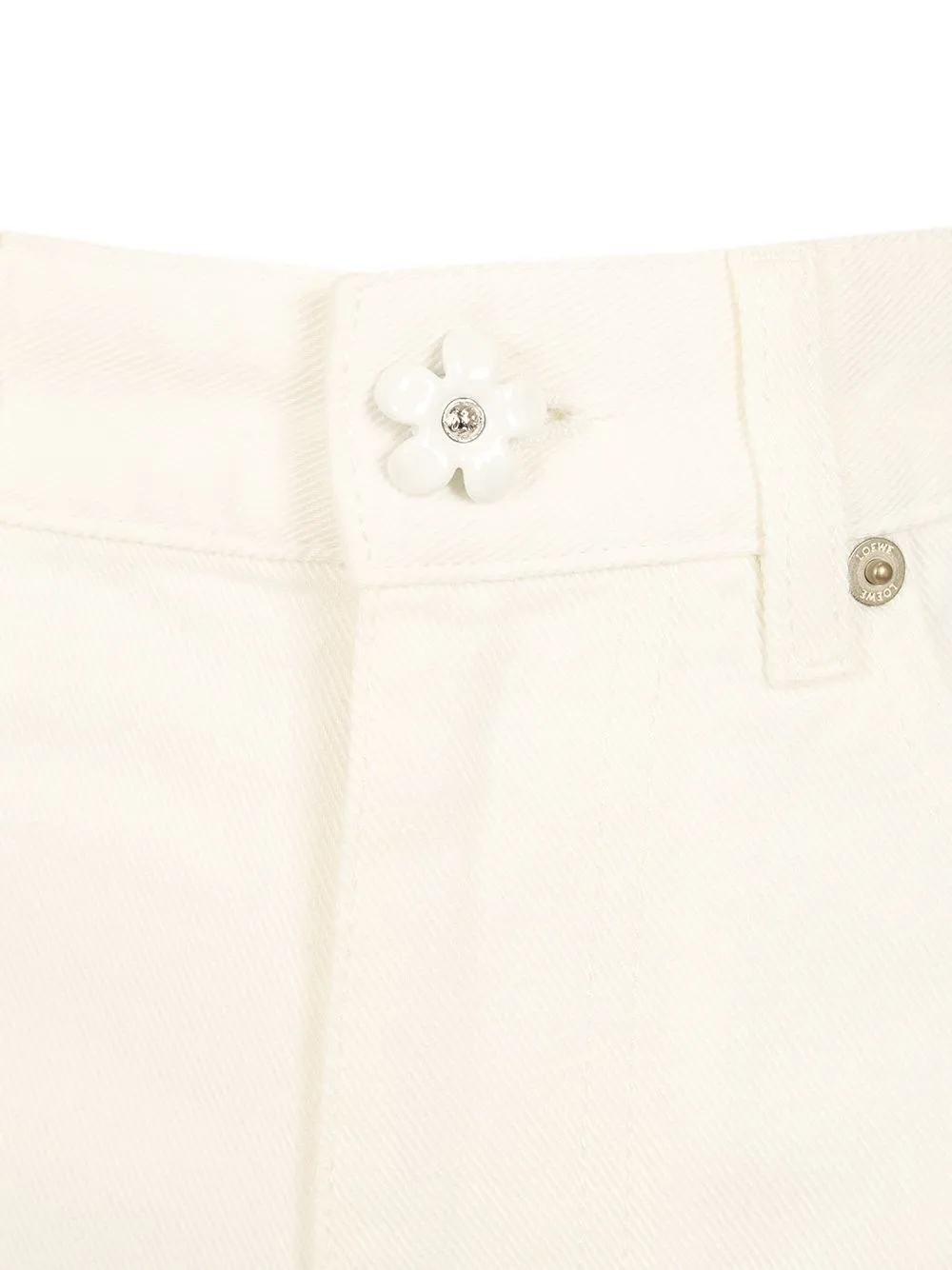 Logo Patch Wide Leg Jeans